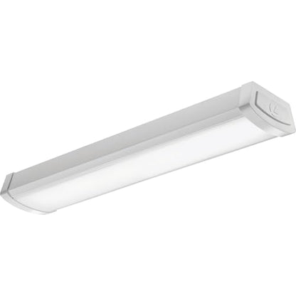 Lithonia Lighting 2 Foot LED Light Fixture, Low-Profile LED Wraparound Flush Mount Ceiling Light, 4000K Cool White, MVOLT, 24-Inch (FMLWL 24 840 ZT MVOLT) - color: 4000K Cool White, size: 24 inches, style: MVOLT
