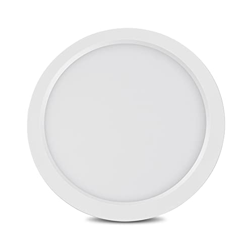 7 inch ETL Certified Flush Mount LED Ceiling Light Fixture Dimmable, Ultra Slim 0.63" Thick Round LED Ceiling Light Panels for Kitchen, Bathroom, Hallway, Bedroom, Basement, 1 Pack White - size: 7 inch-1 Pack
