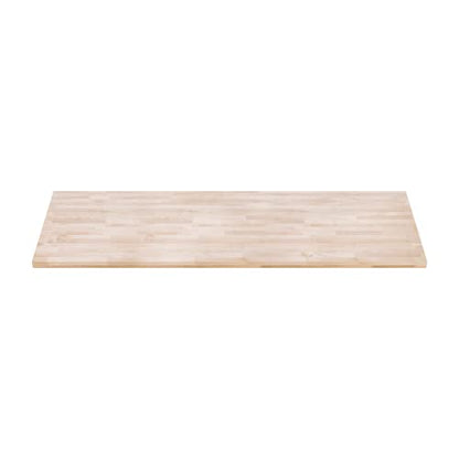 DuraSteel 30x72 Butcher Block Countertop - Maple Solid Wood Workbench for Kitchen, Restaurant, Cabinet, Desk Top, Wood Board, Large Counter Cutting Island Long, Bakery Worktable Dough - Table Top Only - size: 30 x 72 x 1.5 Inches