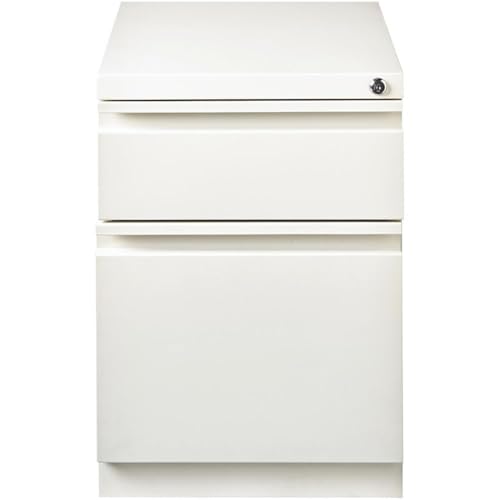 Hirsh Industries 2 Drawer Mobile Pedestal File Finish: Pearl White