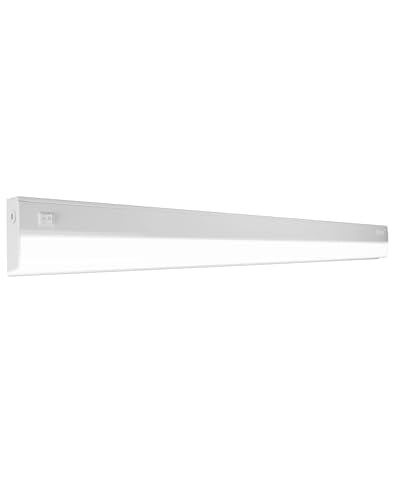 42” LED Direct Wire Under Cabinet Light with On/Off Switch - LED Lights for Kitchen - Selectable CCT 2700K-5000K, 1224-1296 Lumens, 18W - UCB Hardwired Under Cabinet Lighting by NICOR Lighting - size: 42, style: Switch