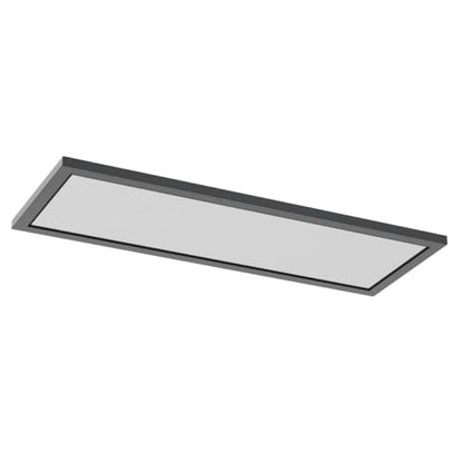 AIKVSXER 4 Pack 1x4 LED Flat Panel Light Surface Mount Black, 5500LM 50W - color: Black, size: 1x4FT 4PACK
