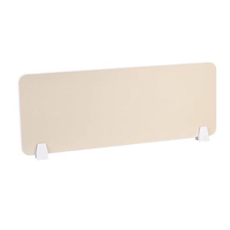 Removable Desk Dividers with 2 Clips Privacy Partitions for Cabins Ideal Classroom and Teacher Supplies Adjustable Partition Walls Enhanced Focus Productivity - color: Weiß, size: 80x30cm
