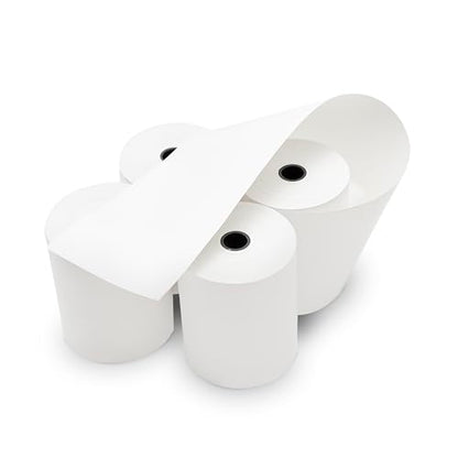 CLOVER POS 3-1/8" x 230' THERMAL RECEIPT PAPER BPA FREE - 50 NEW ROLLS - size: 3-1/8" x 230' Thermal