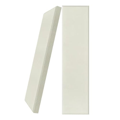 2 Pack Fiberglass Acoustic Panels 48"x12"x2" Soundproof Panels, Off White - color: Off White