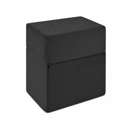 Adjustable Foot Rest Under Desk, Black - color: Black