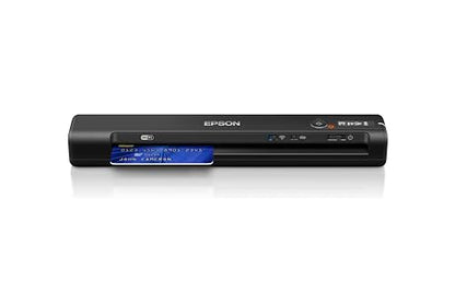 Epson ES-60W Wireless Compact Lightweight Sheetfed Mobile Color Document Scanner in Retail Packaging