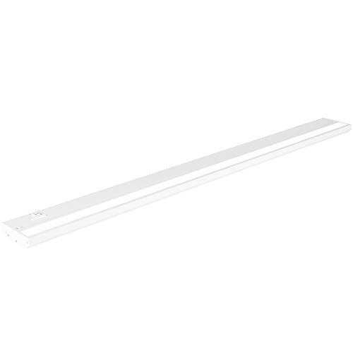 LED Under Cabinet Lighting Hardwired - 40 Inch White | 3CCT, Dimmable, Low-Profile, Linkable Fixture, Plug-In Option & Hi/Low Brightness Control - color: White, size: 40 Inch