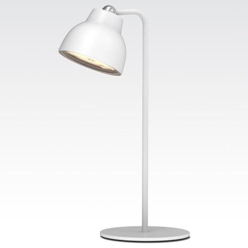 LUME CUBE Magnetic LED Reading Lamp with Modular Attachments – Rechargeable 1800mAh Battery, 3000K Warm Light and Touch Dimming for Desk, Wall, Clip-On and Hanging Use, White