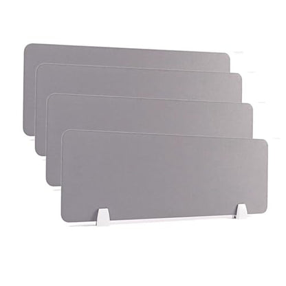 Desktop partition,Desk Privacy Divider, 4 Packs Desk Divider, Privacy Panel, Acoustic Freestanding Desktop Partition, Desk Dividers Sound Proof Dividers Reducing Noise(Gray,30X60CM) - color: Gray, size: 30X60CM