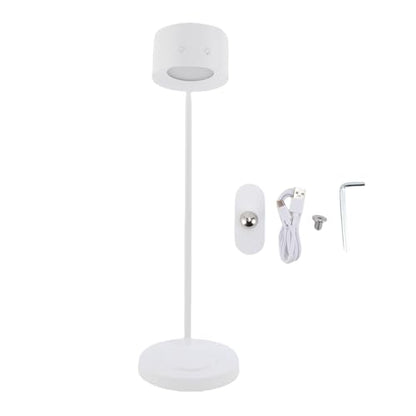 Desk Lamp, Cordless Magnetic LED Table Light, Touch Control Rechargeable Lamp, Dimmable Bedside Lamps with Detachable Light Head for Nightstand, Bedroom, Living Room
