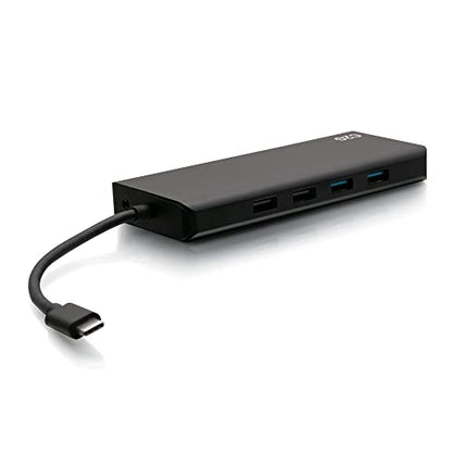 USB-C 9-in-1 Dual Display Docking Station with HDMI, Ethernet, USB, 3.5mm Audio and Power Delivery up to 60W - 4K 30Hz (TAA Compliant) - TAA Compliant