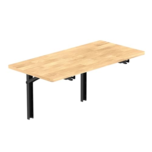 TORACK Heavy Duty Wall Mounted Folding Workbench, Collapsible Wall Table | Space-Saving, Wall Folding Desk for Garage, Workshop, Holds up to 550 lbs, Size: 47.25 x 22.75 in - size: 47.25x22.75 inch