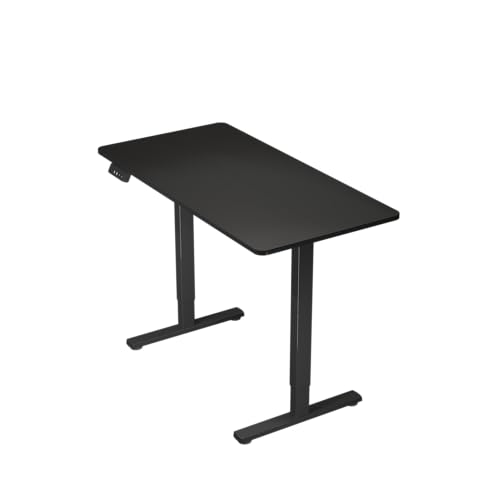MSZ Electric Standing Desk 48x24 Inch with Memory Presets, Adjustable Height Sit to Stand Computer Desk for Home Office & Gaming (Black) - color: 3-black