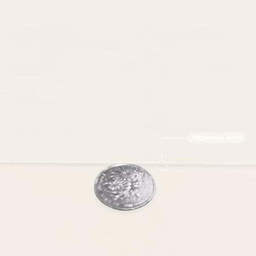 Faux Leather Table Cover,1.8mm Thick,17x72 Inch Desk Cover,Dresser Cover Top,Dresser Protector Top,Dresser Cover,End Table Cover.(White+White,17x72) - color: White+white, size: 17×72inch