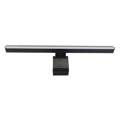 RGB Computer Light Bar, Wireless LED Screen Lamp with Music Sync, 5 Color Temperature Stepless Dimmable Touch Control Dual Light Source for PC Monitor, Anti - Glare Desk