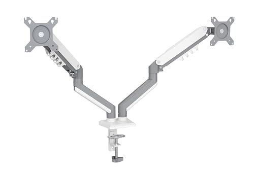 Uplite Dual Monitor Mount Height Adjustable Gas Spring Arm for 15” - 32" Screen