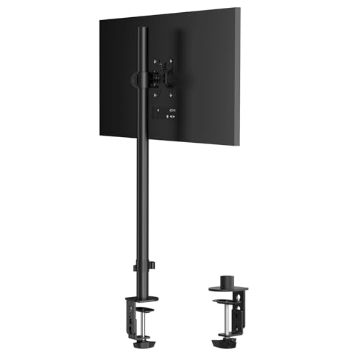 Pholiten Single Extra Tall 31" Monitor Stand | Fully Adjustable Tall Monitor Arm for 13-32 Inch LCD Screen, Holds up to 22lbs - size: 31in, style: 1 monitor