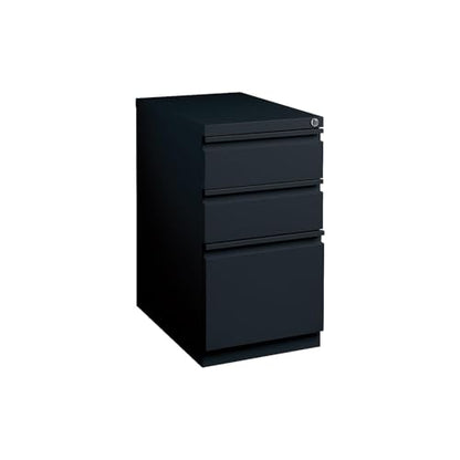 Staples 3-Drawer Vertical File Cabinet, Letter Size Documents, Lockable & Mobile, 23" D x 15" W x 27.75" H, Black - color: Black, size: 1 Pack, style: 23'' Depth