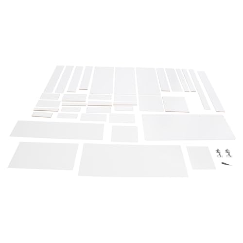 Computer Work Desk,Simple Style Writing Desk with Filing Cabinet,Study Table with Hutch,Workstation Table with Drawer Cabinet Shelf (Warm White, 39.37 * 15.74 * 55.9in)
