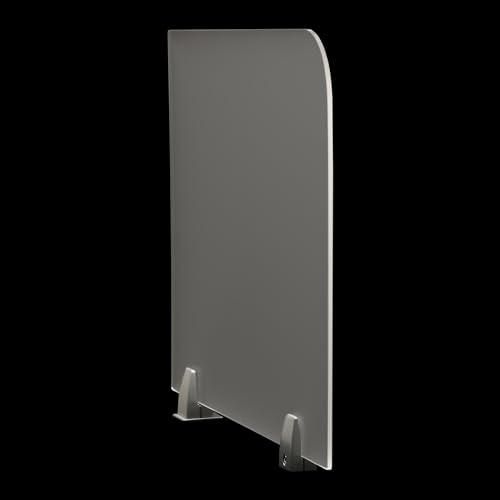 2PACK Acrylic Free Standing Screen, 23 x 18 inch Clear Divider for Desk Privacy Home & Office Partitions for Table Top Workstation, P Cubicle Panel for Work - size: 2PCS 23" x 18"