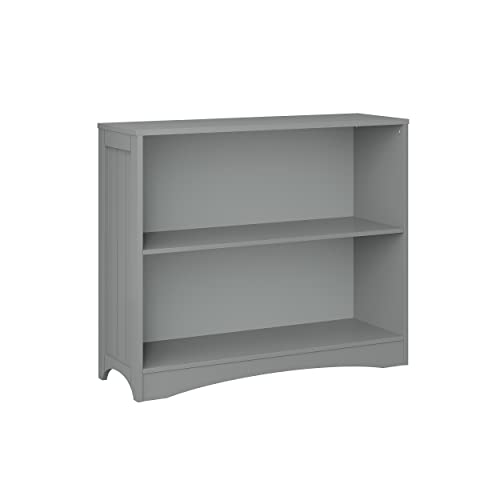 RiverRidge Kids Horizontal Bookcase with 2 Storage Book Shelves - Gray - color: Grey