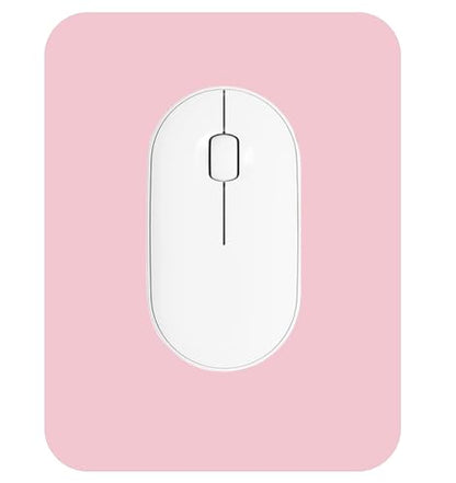 Small Mouse Pad 6 x 8 Inch, Horizontal and Vertical Flexible use. Great for Traveling, Wireless laptops, Keyboard Trays, Offices, etc. (Pink) - color: pink
