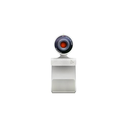 Poly Studio P5 Professional Webcam (Plantronics) - 1080p HD Laptop Camera for Video Conference & Distance Learning - Monitor & Tripod Mount - Privacy Shutter-Works w/Teams (Certified), Zoom(Certified) | Tripod Mount - Privacy Shutter-Works w Teams (Certif