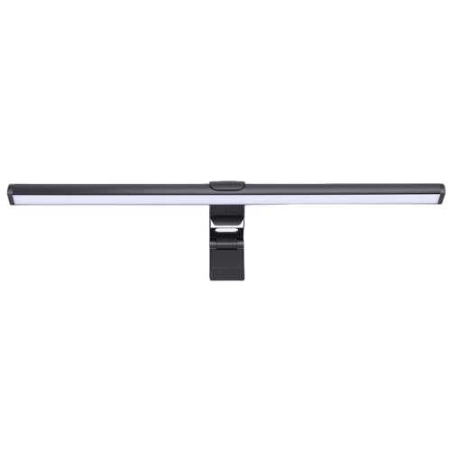 Fabater Monitor Light Bar, 245LM Dual Sided LED Desk Lamp with 3 Color Temperatures 3000K 4000K Care Dimmable Brightness, Desk Light with Clamp for Computer Screen USB Powered
