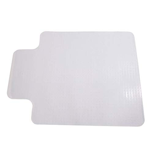 48 Inch Office Chair Mat for Carpet,Clear PVC Floor Protector with Lip 2pcs - size: 2PCS