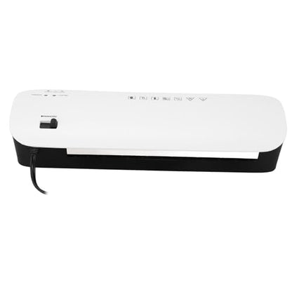 ViaGasaFamido A4 Hot Cold Laminator Machine 9 Inch Quick Warm Up with 50 Laminating Pouches and Paper Trimmer for Home Office School (US Plug 110‑120V)