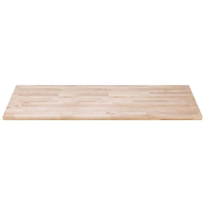 DuraSteel 24x72 Butcher Block Countertop - Maple Solid Wood Workbench for Kitchen, Restaurant, Cabinet, Desk Top, Wood Board, Large Counter Cutting Island Long, Bakery Worktable Dough - Table Top Only - size: 24 x 72 x 1.5 Inches