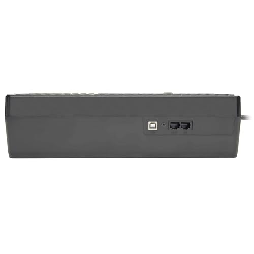 Tripp Lite 750VA UPS Battery Backup Surge Protector Efficient Energy-Star Certified, AVR, 12-Outlet Uninterruptible Power Supply, Dataline Protection, 3-Year Warranty & 100,000 Insurance (ECO750UPS) - style: 750VA