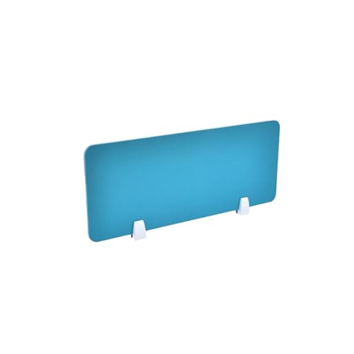1 Pack Acoustic Desk Divider Sound Proof Desktop Office Partition Freestanding Table Top Privacy Screen Panel for Students Classroom Libraries - color: Dark Cyan, size: 60x30cm