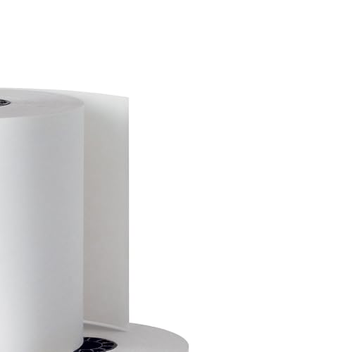 Staples Cash Register & POS Printer Paper, 3 Inch x 128 Ft Rolls | For office, school & home receipt printers and point-of-sale systems.