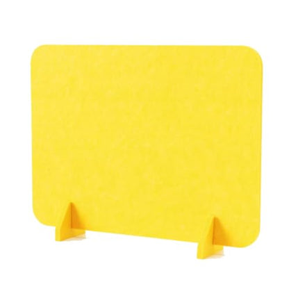 Desk Privacy Divider, Desk Divider Acoustic, Desktop Privacy Panel Acoustic Partition, Reduce Noise and Visual Distractions, Home Offices Libraries Classroom(Yellow,40x50cm) - color: Yellow, size: 40x50cm