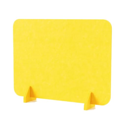 Desk Privacy Divider, Desk Divider Acoustic, Desktop Privacy Panel Acoustic Partition, Reduce Noise and Visual Distractions, Home Offices Libraries Classroom(Yellow,50x60cm) - color: Yellow, size: 50x60cm