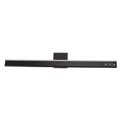 RGB Computer Light Bar with Music Sync, Dimmable LED Screen Lamp, 5 Color Temperatures Stepless Dimming Touch Control, Anti - Glare Dual Light for Desk and Gaming Setup