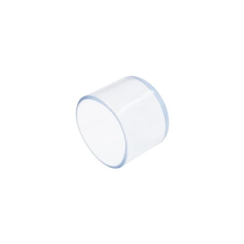 Round Chair Leg Caps,PVC Furniture Feet Covers,TTZEZE Transparent Round Floor Protectors,Clear Table Feet Covers Preventing Plastic Chair Leg Covers Scratches and Noise 30mm/1.18'', 12 - size: 1.18 inches