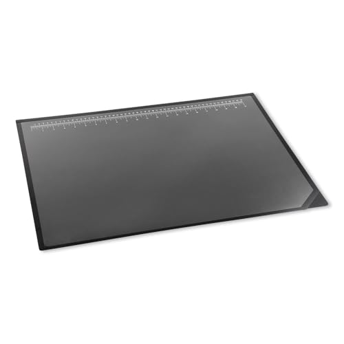 Artistic 41700S Lift-Top Pad Desktop Organizer with Clear Overlay, 22 x 17, Black