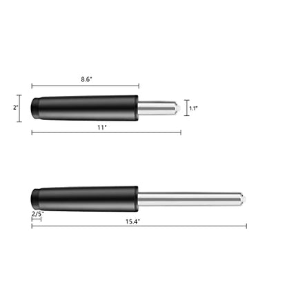 5" Chair Hydraulic Cylinder Replacement for Office Chair Gas Lift Cylinder | Universal Class 4 office chair gas lift cylinder replacement 450 lbs heavy duty piston fits most executive office desk chairs - size: 5 inch