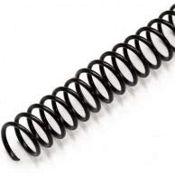 6-mm (1/4") Binding Coils - Coil06 - Pre-Sized to fit Letter Sized Paper - 4:1 Pitch (4 Holes per inch) - 12" Long - Compatible with GBC, Trubind, Fellows Binding Machines - 100 Per Box