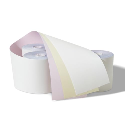 3" x 65' 3-ply Carbonless, 20 Rolls Compatible with Star SP700, Epson M119, TM-U200, U300 Series and More - size: 3 x 65 Three-Ply Carbonless