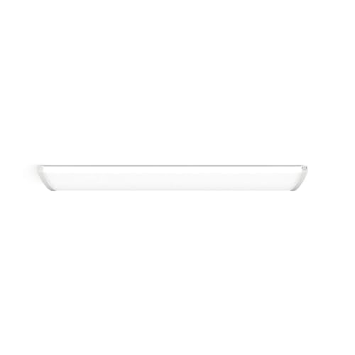 Lithonia Lighting 4' Wraparound LED Shop Light, Adj Brightness, 3-in-1 CCT - size: Wide, style: Curved