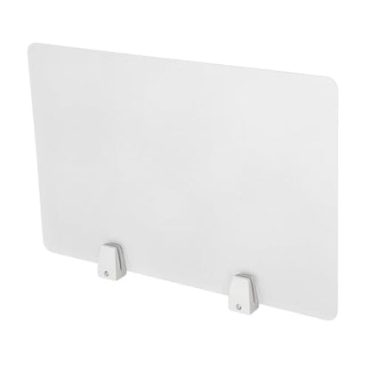 4PCS Divider Privacy Desk Panel,Table Mount Freestanding Desk Divider Acrylic Panel Holder with Clamps for Office, School- 4mm Thick,23.6"x15.8" (Frosted Color) - color: Frosted Color