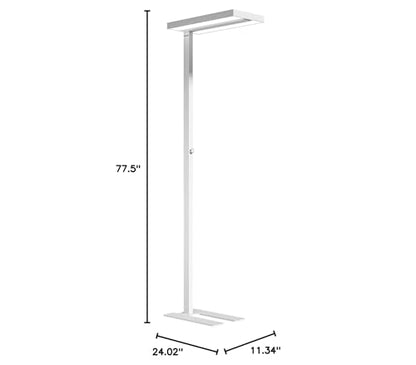 Honeywell 02E LED Floor Lamp, 10400LM Sunturalux Eye Caring Standing Light | 4000K 100W Natural Daylight Dimmable Reading Lamp, Modern Floor Lamp for Home Office Living Room Bedroom - style: 10400LM