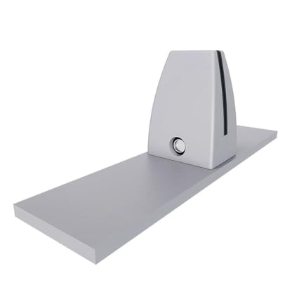 Escape Acoustic Desk Divider with Freestanding Mount 23" H | 5 Widths | 15 Colors Available - color: Dark Blue, size: 23" x 59"
