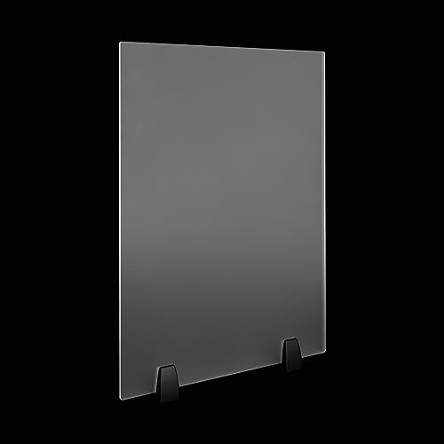 2 Pack Desk Privacy Panels, Clamp-on Acrylic Office Desk Divider, Office Partitions 24" x 18" - color: 24" X 18"