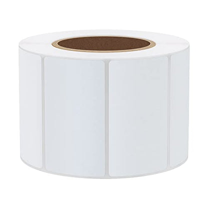 Hybsk 2.25x1.25 inch Direct Thermal Labels for Barcodes, Address, Compatible with Rollo Label Printer & Zebra Desktop Printers (2.25"x1.25",2 Rolls White) - color: 2 Rolls White, size: 2.25"x1.25"