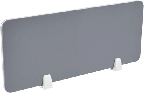 Desktop partition Desk Divider,Stand Up Clamp Privacy Panel Decorative Partitions Office Screen Partition(Gray-b,23.6x11.8in) - color: Gray-b, size: 23.6x11.8in